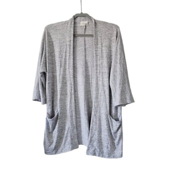 Aritzia Wilfred Free Minimalist Pocket Open Front Lounge Oversized Cardigan S - Picture 2 of 9